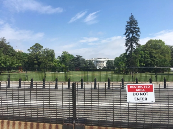 restricted area white house